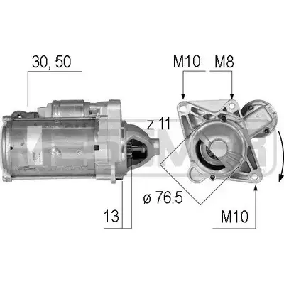 Стартер MESSMER 68LI D 2629476 220587 COBGS изображение 0