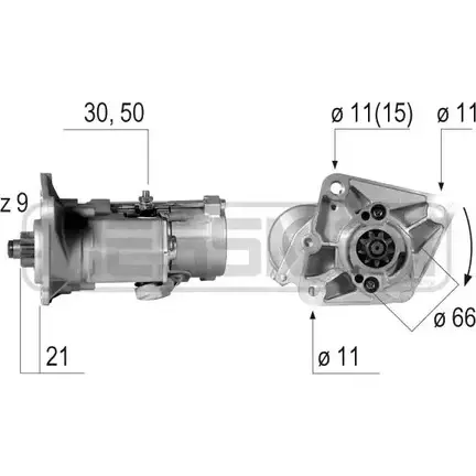 Стартер MESSMER VK3Z7H 2629486 CC1 24 220599