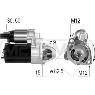 Стартер MESSMER 220635 2629522 69FW9L TZ XOSN