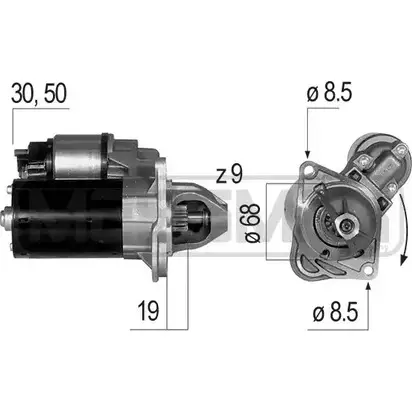 Стартер MESSMER JRC89 2629533 220648 SSGI VBL