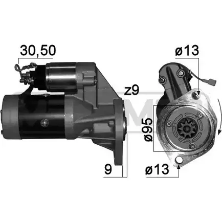 Стартер MESSMER 2629654 XGXHUV 220777 4TLMD0 P