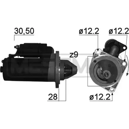 Стартер MESSMER 2629721 220858 252OUS F 8IR7 изображение 0