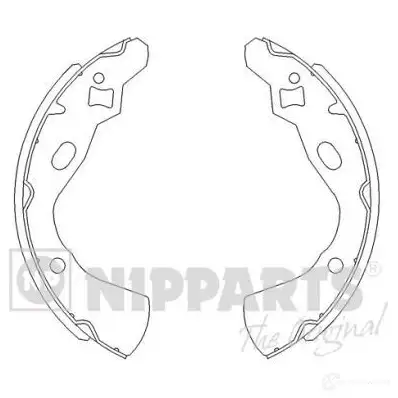 Тормозные колодки NIPPARTS J3503030 2038066 N5VCO 7N 8711768054755