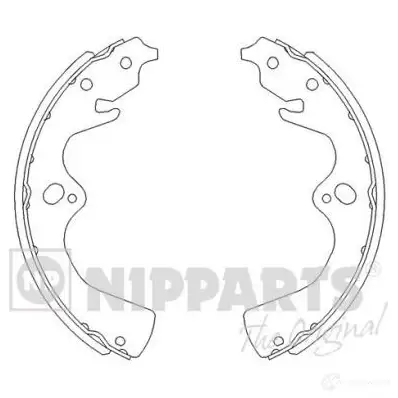 Тормозные колодки NIPPARTS V1YYSY A J3500307 2037979 8711768089795
