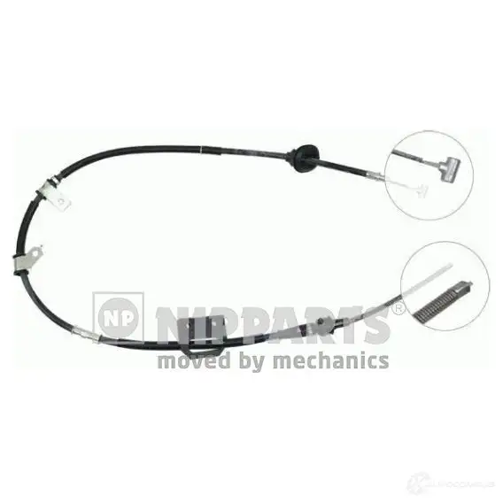 Трос ручника NIPPARTS 8711768500818 J18788 2034749 8L TNP24