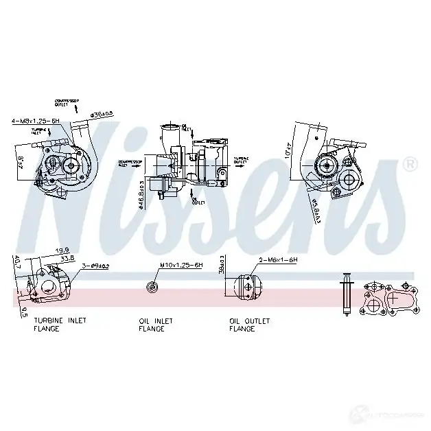 Радиатор кондиционера NISSENS 940699 1424541730 SMZ WME 5707286406551 - Изображение 1