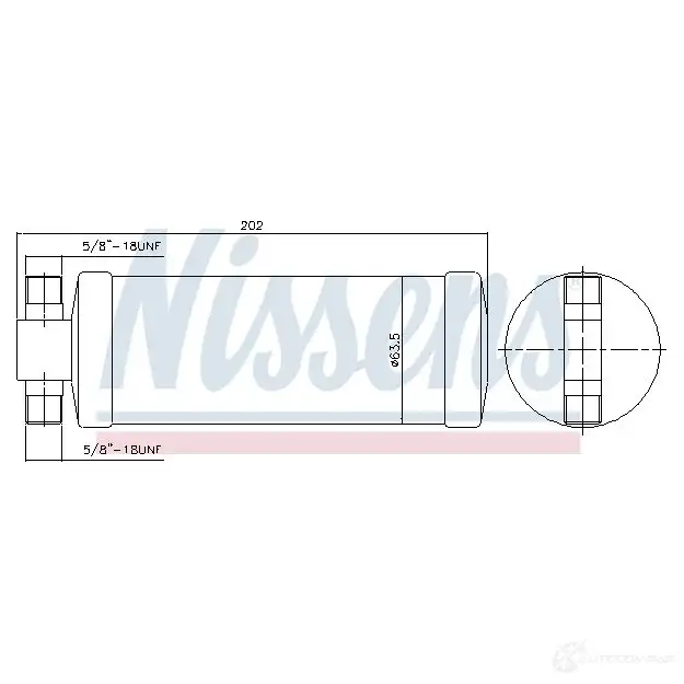 Осушитель кондиционера NISSENS 5707286471115 1424654686 J 0DI8 95626 изображение 1