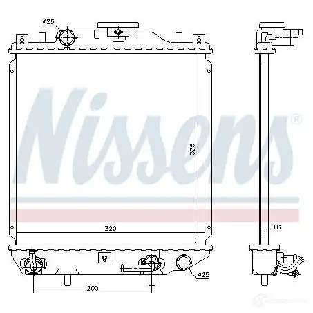 Вентилятор радиатора NISSENS 85056 1222281 5707286241756 W13AE I изображение 0