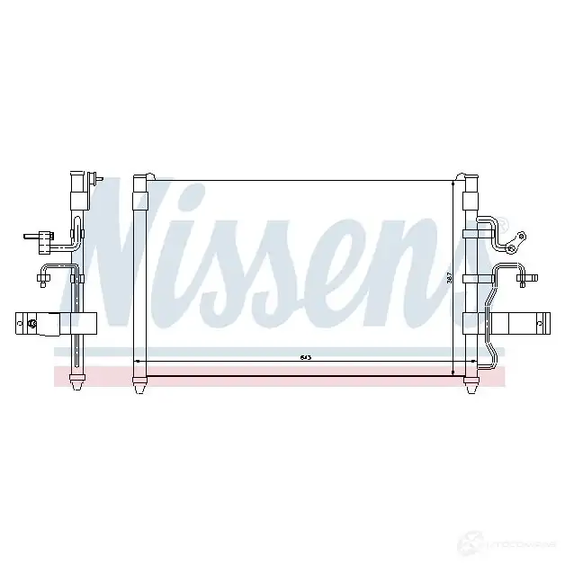 Интеркулер NISSENS 97028 1227331 4UOLBR 3 5707286268012 - Изображение 1