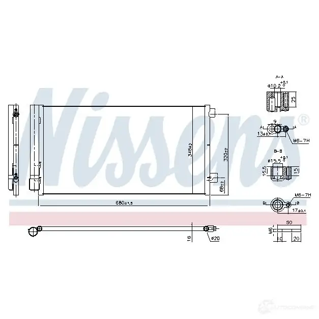 Интеркулер NISSENS 1227049 XF Z9HE 96578 5707286343399 - Изображение 1