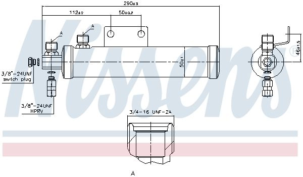 Осушитель кондиционера NISSENS Z7SCQG M 1226702 95511 5707286382602