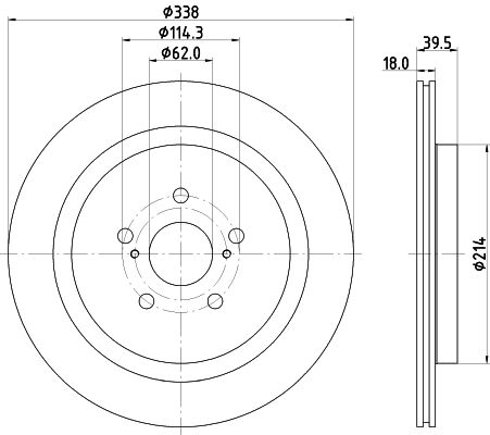 Тормозной диск NISSHINBO ND1138K 1440302371 V XTUI2N изображение 0