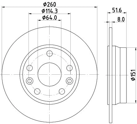 Тормозной диск NISSHINBO ND2077K 6JY K9NC 1440302405 изображение 0