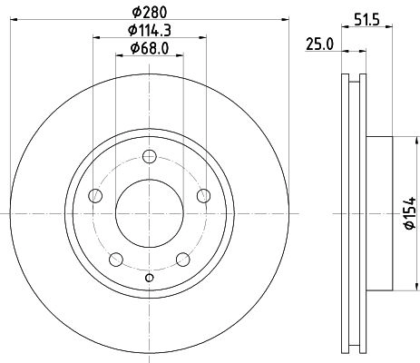 Тормозной диск NISSHINBO W RDG9 ND5030K 1440302416 изображение 0