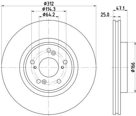 Тормозной диск NISSHINBO ND8051K 1440302472 K YF1K изображение 0