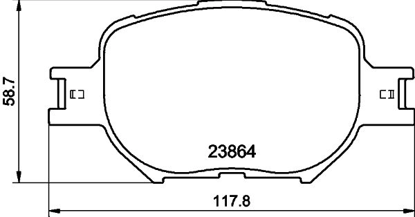 Тормозные колодки дисковые, комплект NISSHINBO 1439898026 CIV CZ NP1186 изображение 0