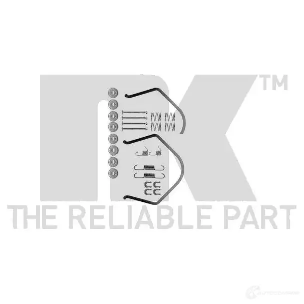 Ремкомплект колодок NK 1254222 1EZ SM 5703858367589 7945638