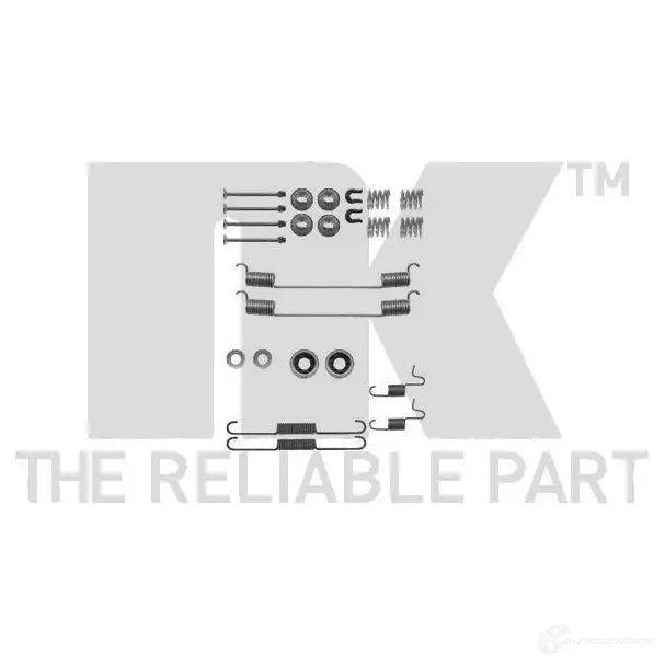 Ремкомплект колодок NK 1253608 7922818 M 51H1HN 5703858669768 изображение 0