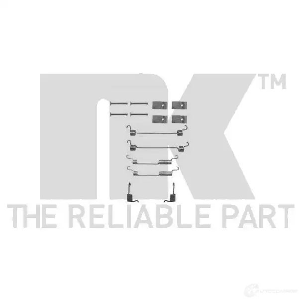Ремкомплект тормозных колодок NK 1254129 7940735 X 70ZZG 5703858367176