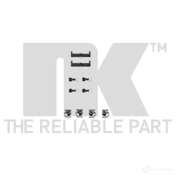Ремкомплект колодок NK XJ1C A7T 1254166 7945034 5703858367343