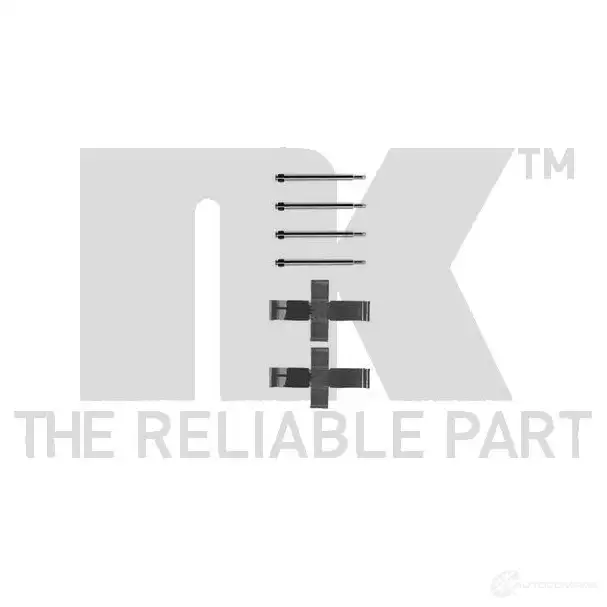 Ремкомплект колодок NK 1253503 7915979 OCU MR 5703858364564