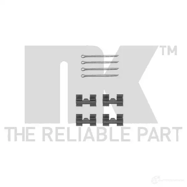Ремкомплект колодок NK 7940969 1254132 3X1K9 02 5703858367183
