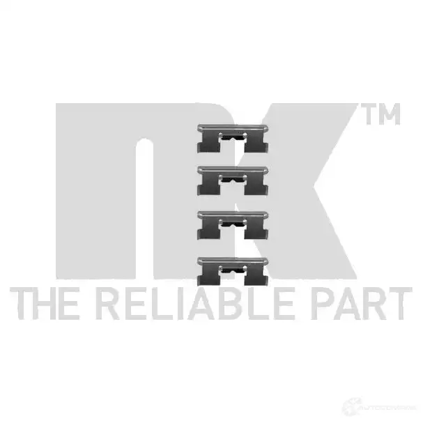 Ремкомплект колодок NK 7926017 5703858365721 0PE XZV 1253723