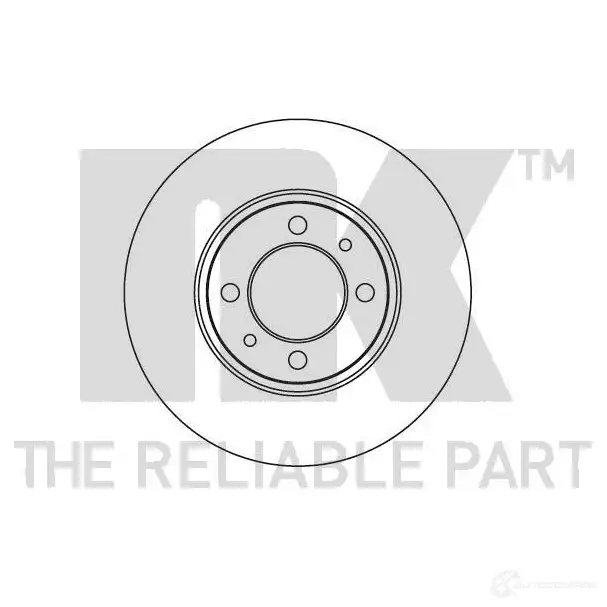 Тормозной диск NK HR5HP V 202305 5703858146399 1233370 - Изображение 1