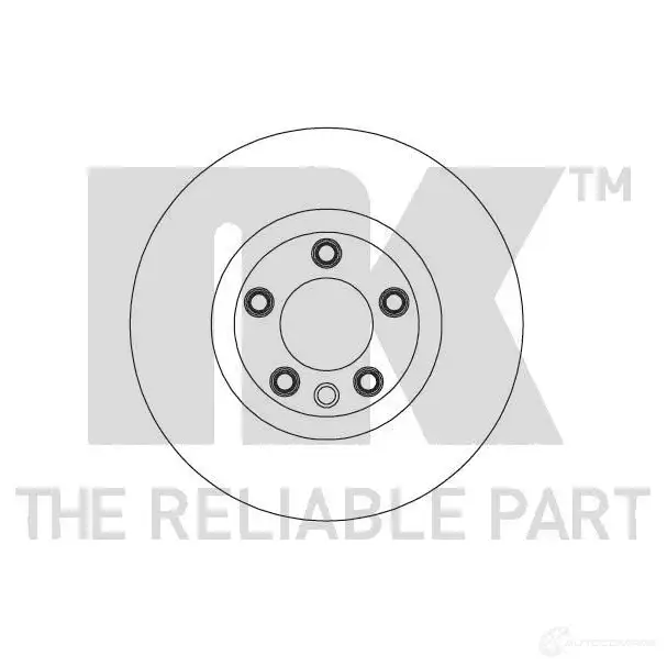 Тормозной диск NK DT EN2X 1234487 5703858755720 2047150 изображение 0