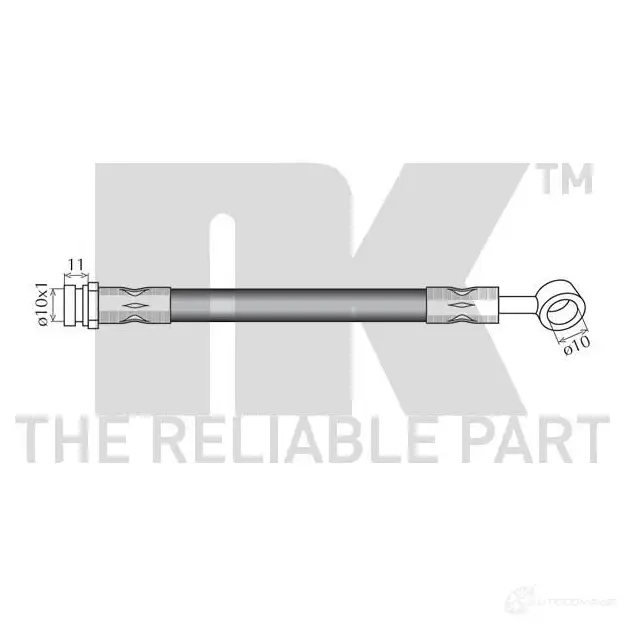Тормозной шланг NK XWEFJ 50 1257036 853497 5703858860752 изображение 1
