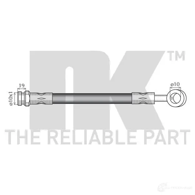Тормозной шланг NK 5703858663490 853413 38 YQL9 1256952 изображение 1