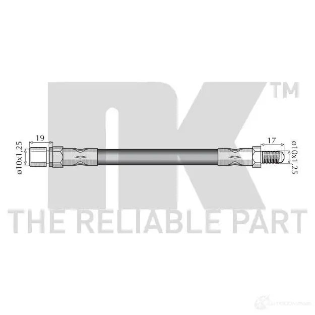 Тормозной шланг NK OIJN 0W 5703858661144 852344 1256446 изображение 1