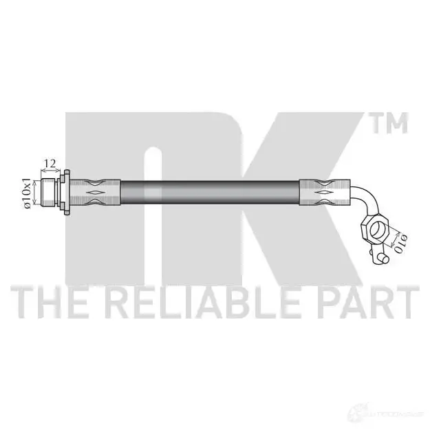 Тормозной шланг NK 7 4UTE 5703858896911 8545195 1257512 изображение 1