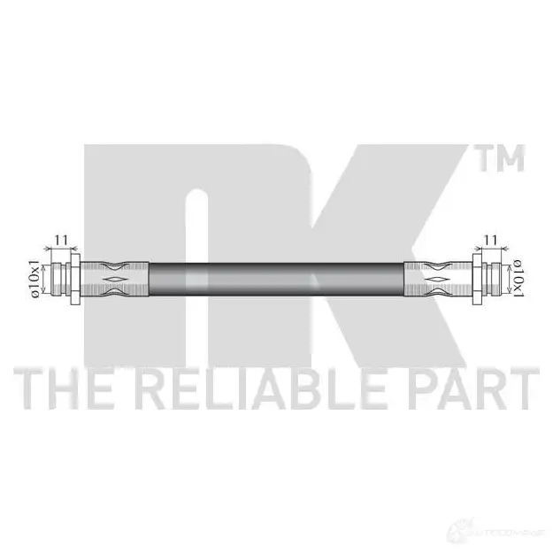 Тормозной шланг NK 5703858662868 1256768 853027 IY R0OE7 изображение 1