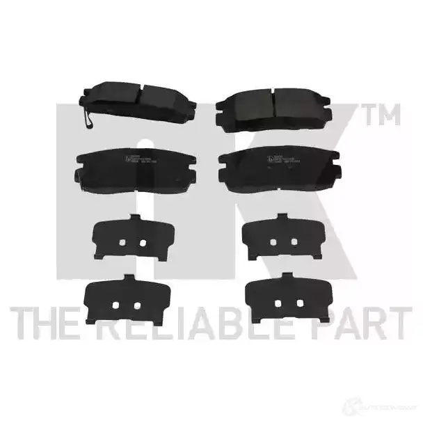Тормозные колодки дисковые, комплект NK IAV 7Z 5703858820763 1238659 223639 изображение 0