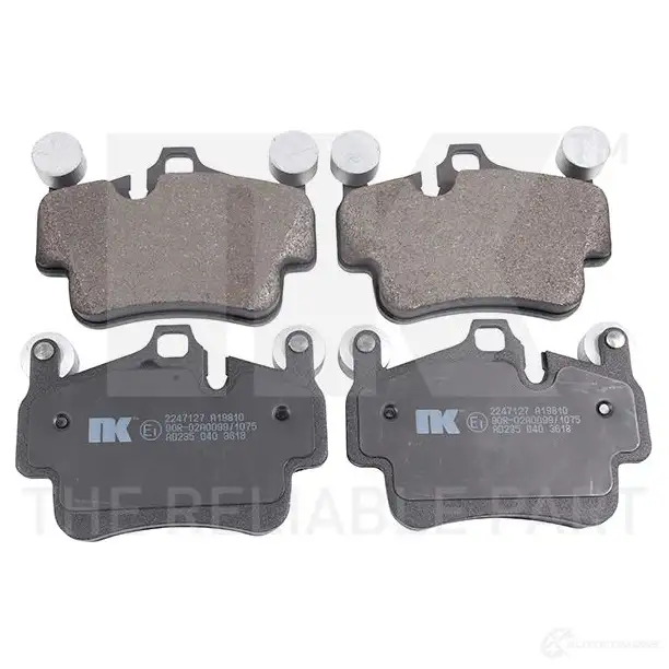 Тормозные колодки дисковые, комплект NK 1425072656 2247127 MM PHO 5703858945404