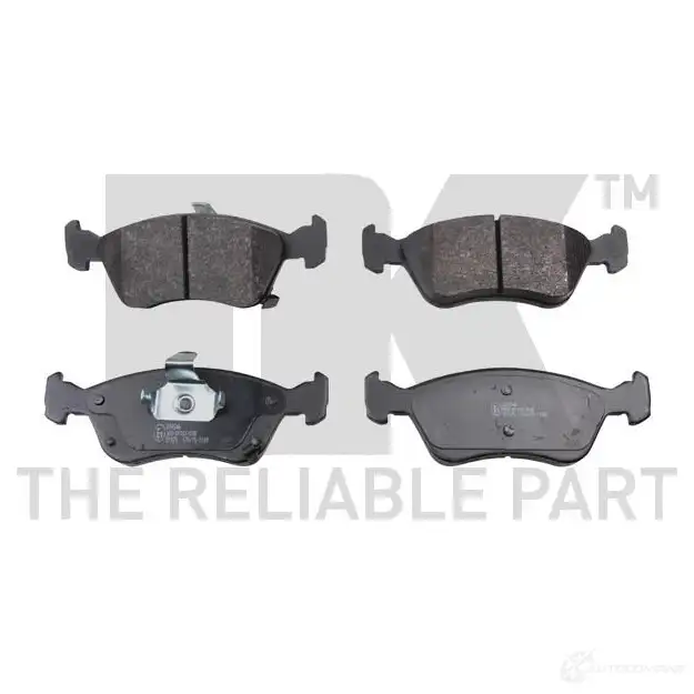 Тормозные колодки дисковые, комплект NK 224546 1238906 WVA 21975/18.2 HFZ7YP