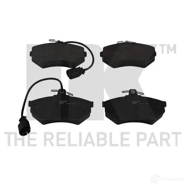 Тормозные колодки дисковые, комплект NK WVA 21366/19 229984 ZK3U5K 1239313