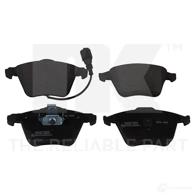 Тормозные колодки дисковые, комплект NK Z99 D5FP 5703858804701 224787 1239062 изображение 0