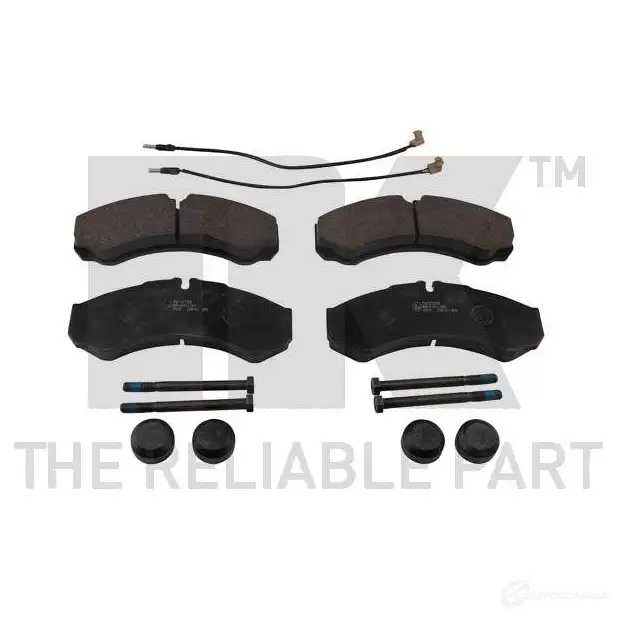 Тормозные колодки дисковые, комплект NK R6TKL Z 1238522 223358 5703858785833