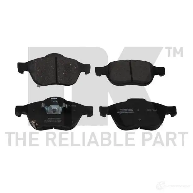 Тормозные колодки дисковые, комплект NK 1238926 C6MYP 224566 WVA 23996