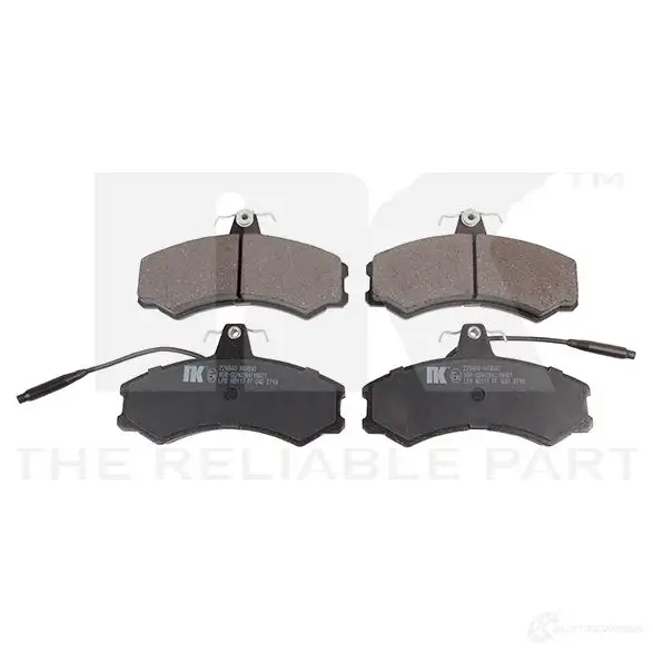 Тормозные колодки дисковые, комплект NK 1239272 WVA 20741/19 5EICF3 229940