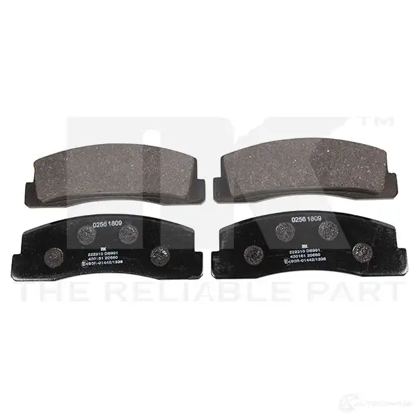 Тормозные колодки дисковые, комплект NK 1MOKCJ WVA 20660/16 222310 1238153 изображение 0