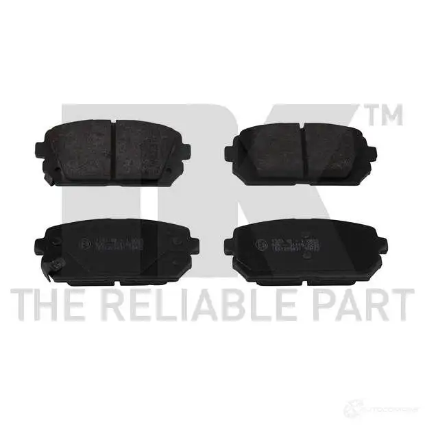 Тормозные колодки дисковые, комплект NK 1238575 9Z 4GKH 5703858822866 223431