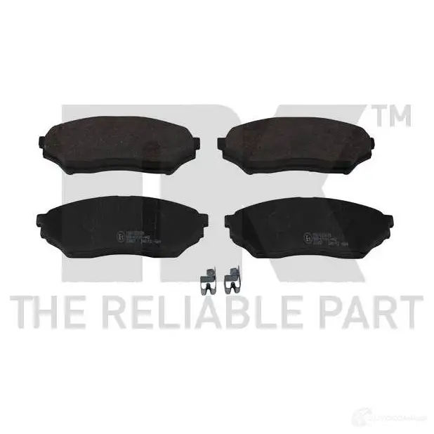 Тормозные колодки дисковые, комплект NK F97IE 1238401 WVA 23487/15,5 223029