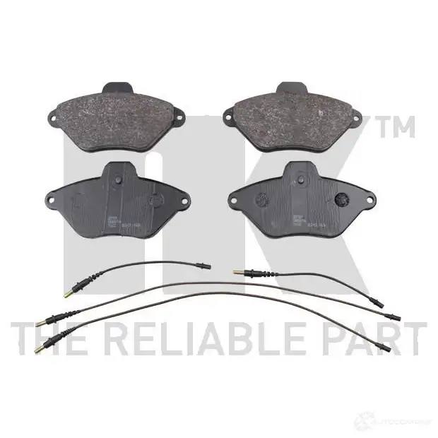 Тормозные колодки дисковые, комплект NK 221931 WVA 21632/16 7T6IR 1238027