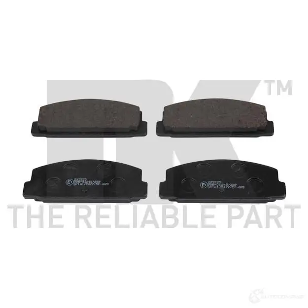Тормозные колодки дисковые, комплект NK 223225 WVA 20031/19 1238428 4RJ0V0H