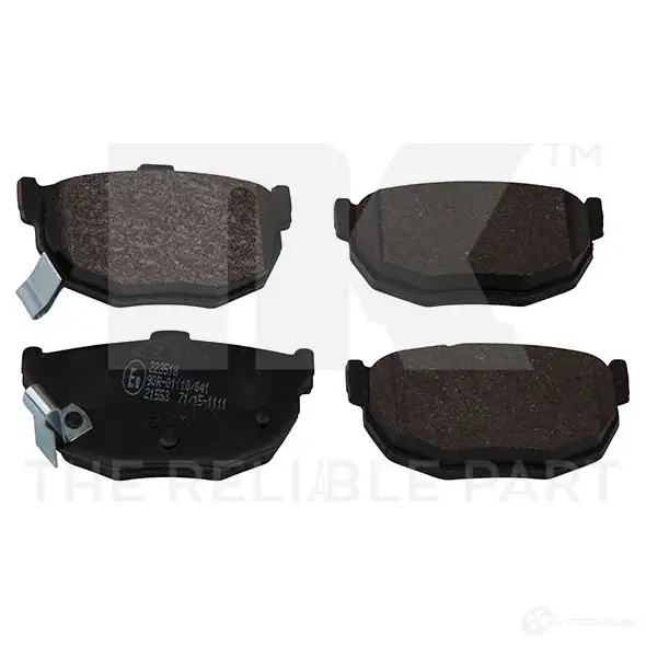Тормозные колодки дисковые, комплект NK 5703858785338 223518 1238612 GV3K1H T изображение 0