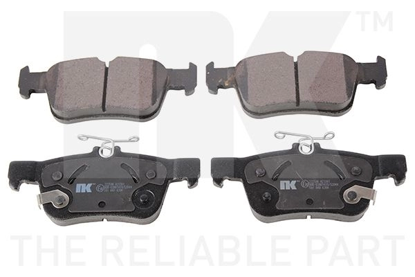 Тормозные колодки дисковые, комплект NK M2S HD 1439898082 222596
