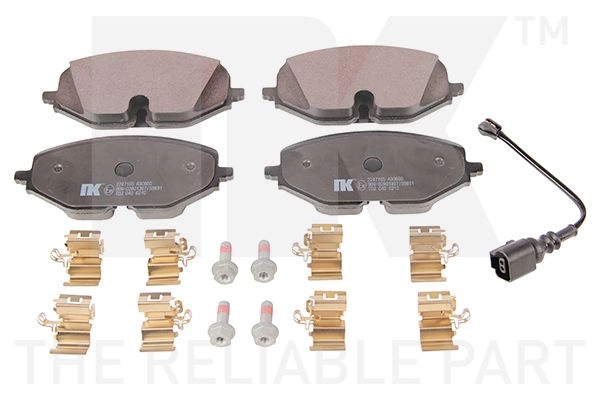 Тормозные колодки дисковые, комплект NK B1A1T4 K 2247165 1439898111 - Изображение 1